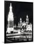 View of Luna Park at Night-null-Framed Photographic Print