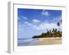 View of Luquillo Beach, Puerto Rico, Caribbean-Dennis Flaherty-Framed Photographic Print