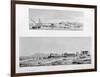 View of Luxor, and the Temple of Thebes at Luxor, Egypt, C1808-Vivant Denon-Framed Giclee Print