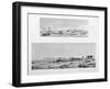 View of Luxor, and the Temple of Thebes at Luxor, Egypt, C1808-Vivant Denon-Framed Giclee Print