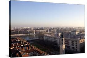 View of Lyon, Rhone-Alpes, France, Europe-Oliviero-Stretched Canvas