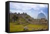 View of Machu Picchu in the Vilcanota Mountain Range in South-Central Peru-Sergio Ballivian-Framed Stretched Canvas