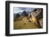 View of Machu Picchu in the Vilcanota Mountain Range in South-Central Peru-Sergio Ballivian-Framed Photographic Print