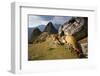 View of Machu Picchu in the Vilcanota Mountain Range in South-Central Peru-Sergio Ballivian-Framed Photographic Print