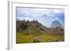 View of Machu Picchu in the Vilcanota Mountain Range in South-Central Peru-Sergio Ballivian-Framed Photographic Print