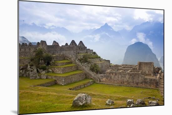 View of Machu Picchu in the Vilcanota Mountain Range in South-Central Peru-Sergio Ballivian-Mounted Photographic Print