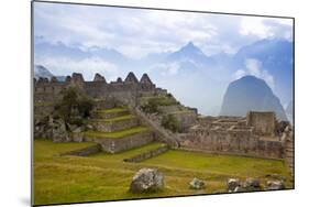 View of Machu Picchu in the Vilcanota Mountain Range in South-Central Peru-Sergio Ballivian-Mounted Photographic Print