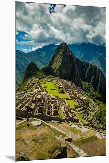 View of Machu Picchu Ruins, UNESCO World Heritage Site, Peru, South America-Laura Grier-Mounted Premium Photographic Print