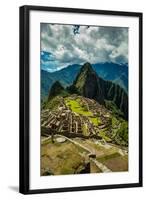 View of Machu Picchu Ruins, UNESCO World Heritage Site, Peru, South America-Laura Grier-Framed Photographic Print