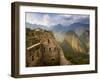 View of Machu Picchu - the Lost City of the Incas - Located in T-Sergio Ballivian-Framed Photographic Print