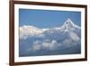 View of Machupuchara, Himalayas, Pokara, Nepal, Asia-Jane Sweeney-Framed Photographic Print