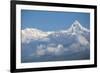 View of Machupuchara, Himalayas, Pokara, Nepal, Asia-Jane Sweeney-Framed Photographic Print