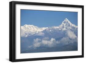 View of Machupuchara, Himalayas, Pokara, Nepal, Asia-Jane Sweeney-Framed Photographic Print