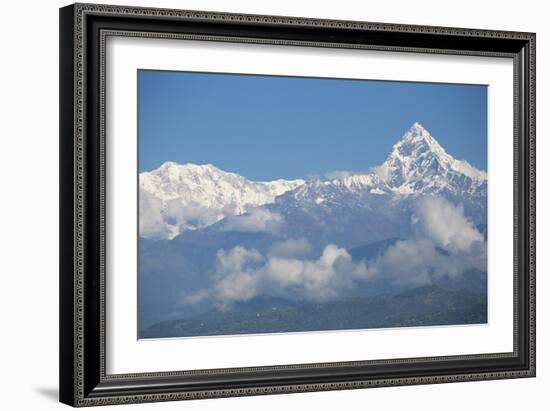 View of Machupuchara, Himalayas, Pokara, Nepal, Asia-Jane Sweeney-Framed Photographic Print