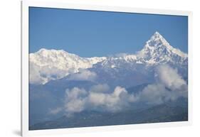 View of Machupuchara, Himalayas, Pokara, Nepal, Asia-Jane Sweeney-Framed Photographic Print