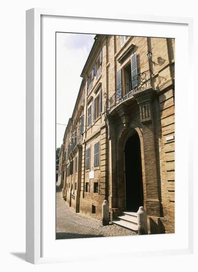 View of Main Entrance of Leopardi Palace-null-Framed Giclee Print