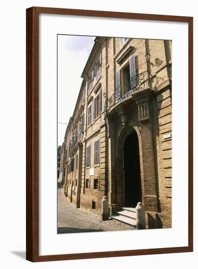 View of Main Entrance of Leopardi Palace-null-Framed Giclee Print