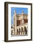 View of Main Market Square with Renaissance Sukiennice in Cracow in Poland-mychadre77-Framed Photographic Print