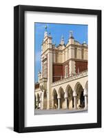 View of Main Market Square with Renaissance Sukiennice in Cracow in Poland-mychadre77-Framed Photographic Print