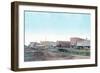 View of Main Street - Blackfoot, ID-Lantern Press-Framed Art Print