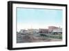 View of Main Street - Blackfoot, ID-Lantern Press-Framed Art Print