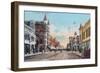 View of Main Street - Boise, ID-Lantern Press-Framed Art Print