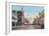 View of Main Street - Boise, ID-Lantern Press-Framed Art Print