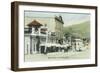 View of Main Street - Los Gatos, CA-Lantern Press-Framed Art Print