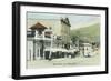 View of Main Street - Los Gatos, CA-Lantern Press-Framed Art Print