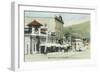 View of Main Street - Los Gatos, CA-Lantern Press-Framed Art Print