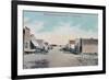 View of Main Street - Mansfield, WA-Lantern Press-Framed Premium Giclee Print