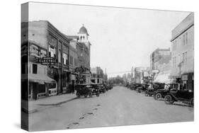 View of Main Street - Nampa, ID-Lantern Press-Stretched Canvas