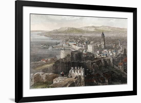 View of Malaga, Spain-null-Framed Giclee Print