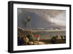 View of Malay Bay, on the Island of Pobassoo (Australia), in February 1803. Oil on Canvas, Early 19-William Westall-Framed Giclee Print