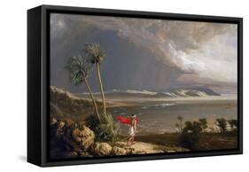 View of Malay Bay, on the Island of Pobassoo (Australia), in February 1803. Oil on Canvas, Early 19-William Westall-Framed Stretched Canvas