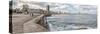 View of Malecon from San Salvador de la Punta, Havana, Cuba-null-Stretched Canvas