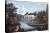 View of Malmaison Castle in Ile-De-France-Henri Courvoisier-Voisin-Stretched Canvas