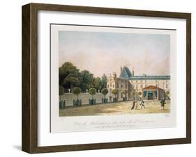 View of Malmaison from the Orangery, Engraved by Nicolas Chapuy, C.1810S-Antoine Pierre Mongin-Framed Giclee Print