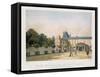 View of Malmaison from the Orangery, Engraved by Nicolas Chapuy, C.1810S-Antoine Pierre Mongin-Framed Stretched Canvas