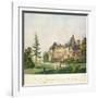 View of Malmaison from the Park, C.1790-1810-Antoine Pierre Mongin-Framed Giclee Print