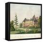 View of Malmaison from the Park, C.1790-1810-Antoine Pierre Mongin-Framed Stretched Canvas