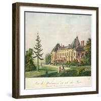 View of Malmaison from the Park, C.1790-1810-Antoine Pierre Mongin-Framed Giclee Print