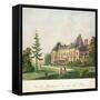 View of Malmaison from the Park, C.1790-1810-Antoine Pierre Mongin-Framed Stretched Canvas