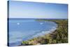 View of Mana Island, Mamanuca Islands, Fiji, South Pacific, Pacific-Ian Trower-Stretched Canvas