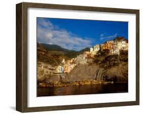 View of Manarola, Cinque Terre, Italy-Alison Jones-Framed Photographic Print