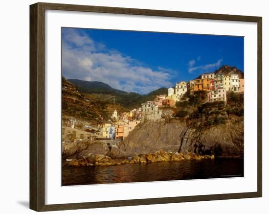 View of Manarola, Cinque Terre, Italy-Alison Jones-Framed Photographic Print