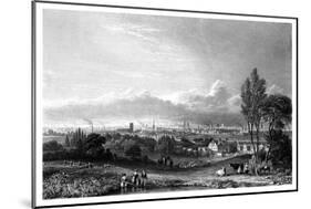 View of Manchester, 1844-Thomas Higham-Mounted Giclee Print