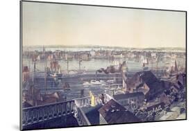 View of Manhattan from Brooklyn, 1837-null-Mounted Giclee Print