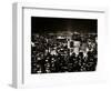 View of Manhattan Illuminated at Night-null-Framed Photographic Print