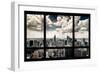 View of Manhattan, New York from Window-Steve Kelley-Framed Premium Photographic Print